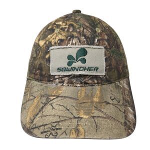 Sqwincher Strapback Trucker Hat Camouflage One Size Adjustable Mesh Back Bretmor